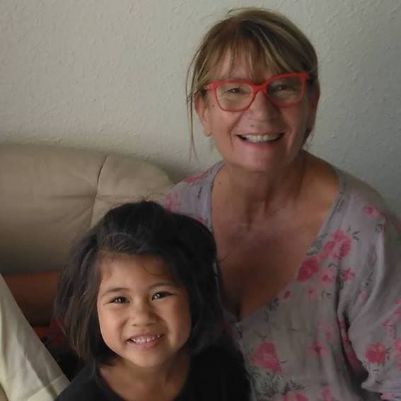 Elle and her grandmother